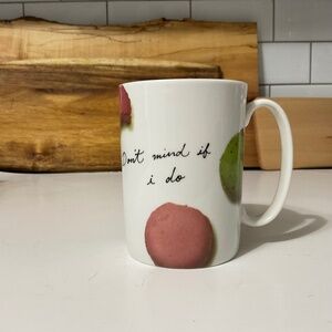 LENOX KATE SPADE New York Snap Happy  Don't Mind if I Do Coffee Tea Cup 12 oz